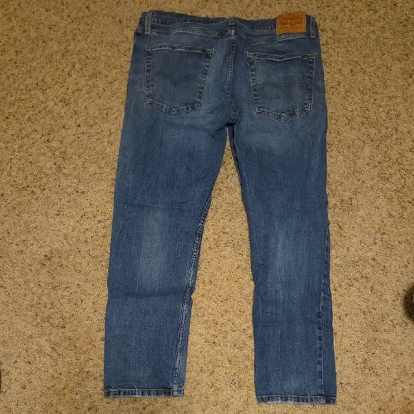 Levi's Blue Straight-Leg Jeans for Men - Picture 1 of 5